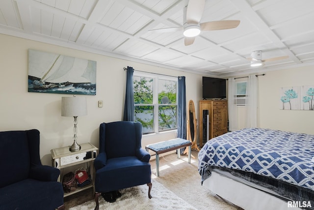 2560 Egyptian Hills Dr, Creal Springs, IL 62922 - carpeted bedroom featuring a ceiling fan