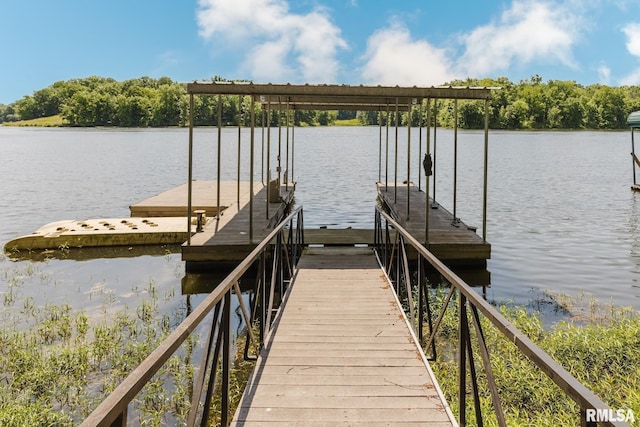 2560 Egyptian Hills Dr, Creal Springs, IL 62922 - dock with a water view