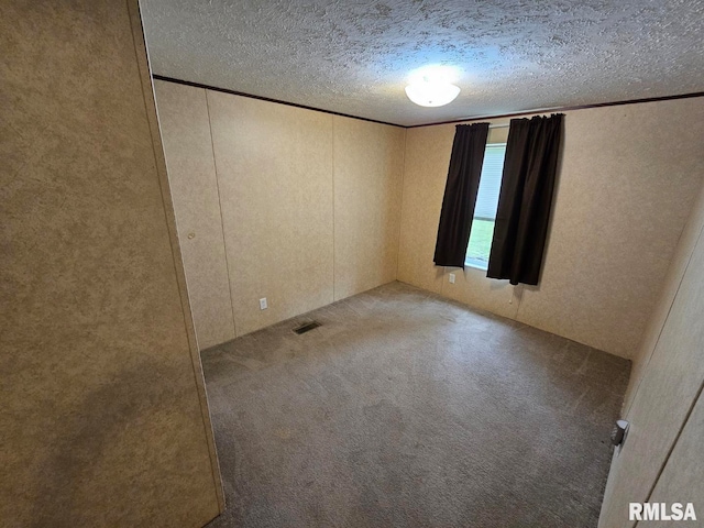 901 W 4th St, Bluford, IL 62814 - carpeted empty room featuring a textured ceiling