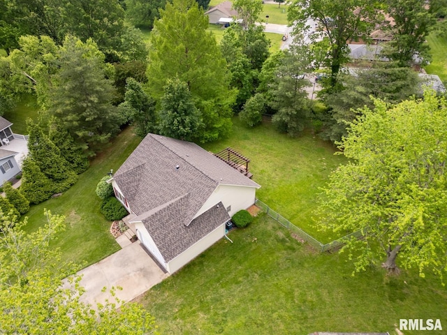 1021 Meadowlark Dr, Carterville, IL 62918 - aerial view of property and surrounding area