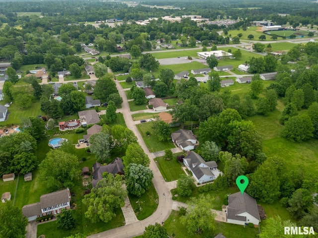 1021 Meadowlark Dr, Carterville, IL 62918 - aerial view of residential area