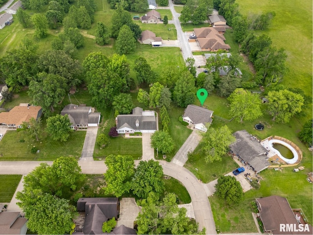 1021 Meadowlark Dr, Carterville, IL 62918 - aerial view of residential area