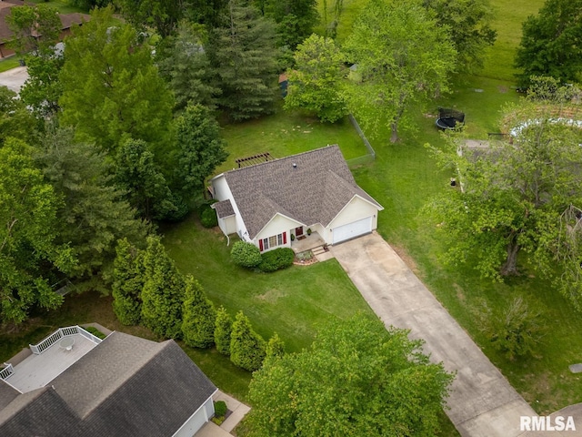 1021 Meadowlark Dr, Carterville, IL 62918 - aerial view of property and surrounding area