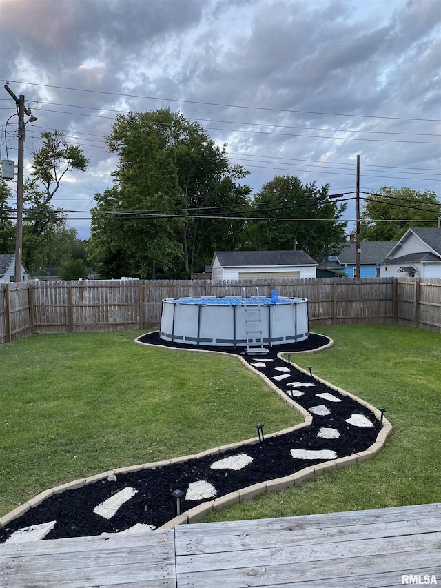 717 E Main St, Benton, IL 62812 - view of yard featuring a wooden deck