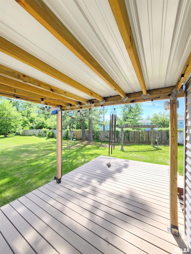1144 S Morningside Dr, Carbondale, IL 62901 - view of wooden terrace