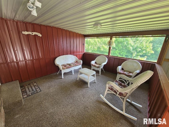 sunroom featuring plenty of natural light