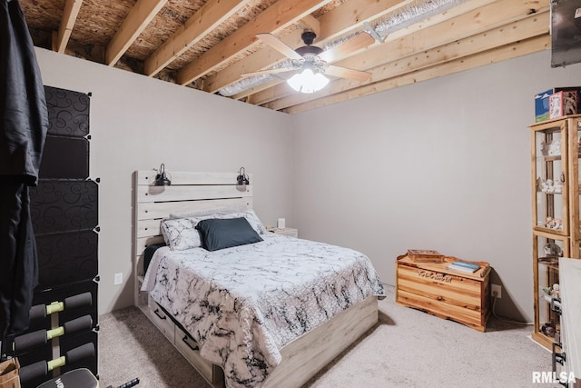 11782 Driftwood Dr, Marion, IL 62959 - bedroom with carpet floors and a ceiling fan