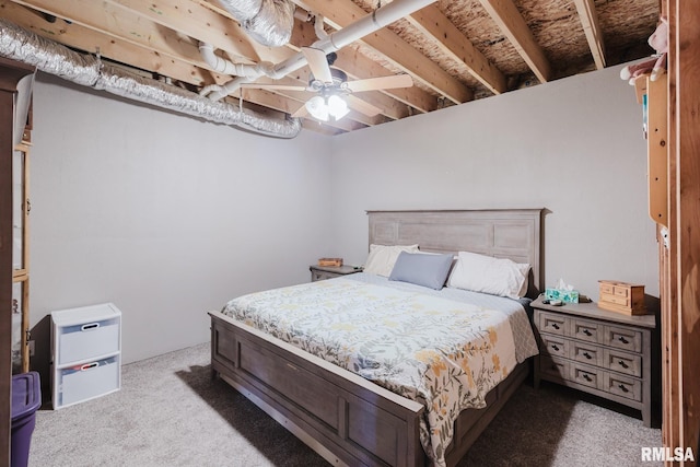 11782 Driftwood Dr, Marion, IL 62959 - carpeted bedroom featuring a ceiling fan