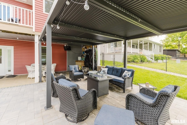 11782 Driftwood Dr, Marion, IL 62959 - view of patio / terrace featuring an outdoor hangout area and outdoor dining area