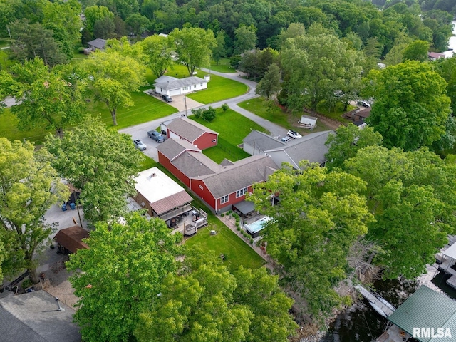 11782 Driftwood Dr, Marion, IL 62959 - aerial perspective of suburban area