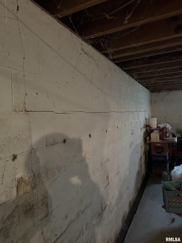 1480 Hemlock Rd, Duquoin, IL 62832 - view of unfinished basement