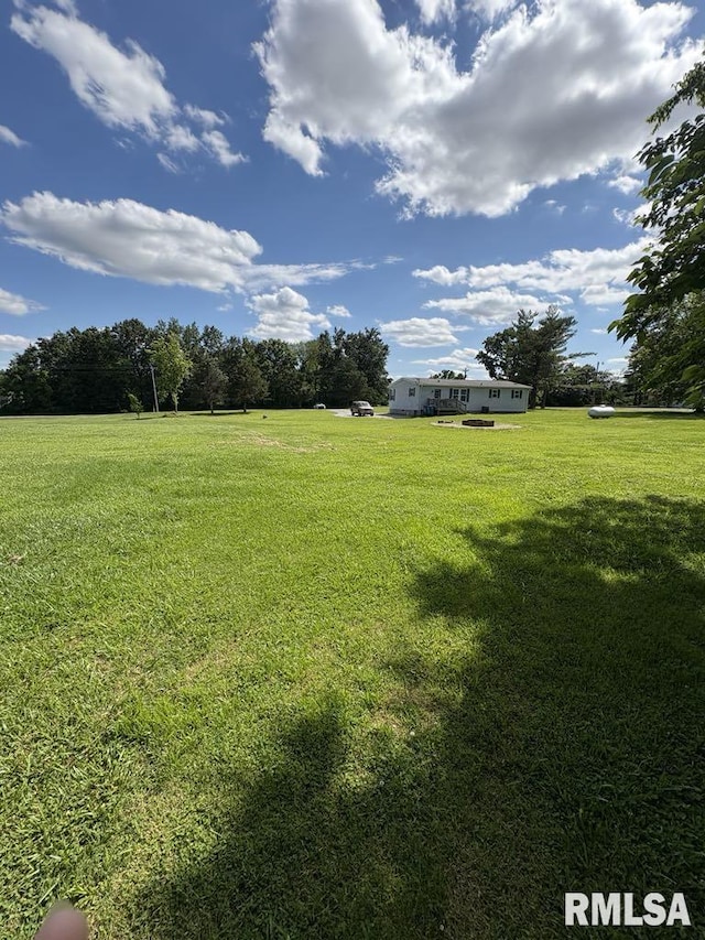 17227 Number 9 Blacktop Blacktop, West Frankfort, IL 62896 - view of grassy yard with a rural view
