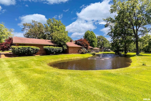 415 E Reichert Dr, Marion, IL 62959 - view of green lawn featuring a water view
