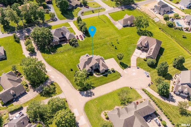 1302 Collins Ln, Marion, IL 62959 - aerial perspective of suburban area