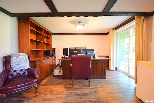 3100 Mulberry Ave, Mount Vernon, IL 62864 - office with dark wood-style flooring
