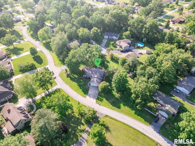 1004 Mockingbird Ln, Carterville, IL 62918 - aerial overview of property's location featuring nearby suburban area