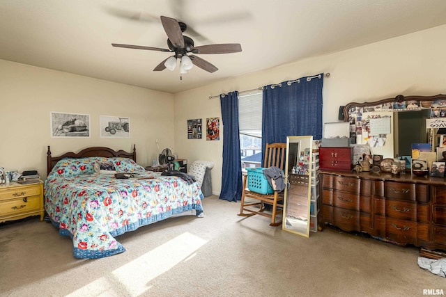 1500 Cornerstone Ct, Marion, IL 62959 - carpeted bedroom with ceiling fan