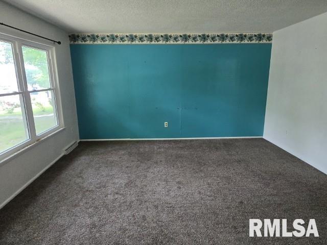 415 Marteeny St, Mount Vernon, IL 62864 - carpeted empty room featuring a textured ceiling
