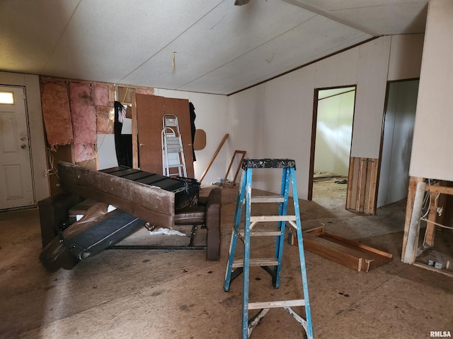 1124 Gary Ave, Centralia, IL 62801 - miscellaneous room featuring vaulted ceiling