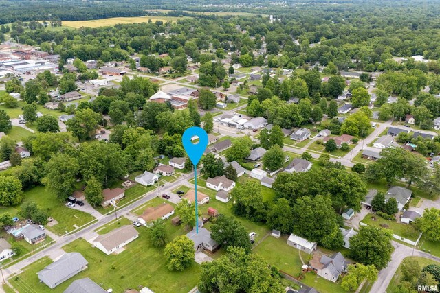 213 Texas Ave, Carterville, IL 62918 - aerial perspective of suburban area