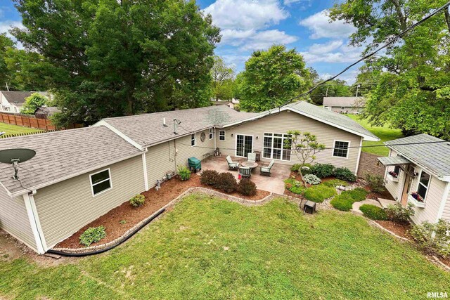 213 Texas Ave, Carterville, IL 62918 - back of house with a patio