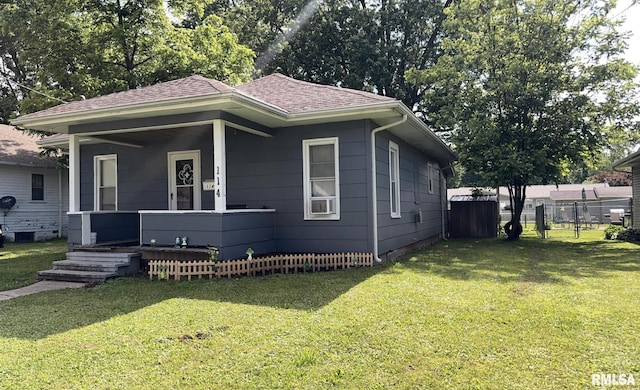 114 S 9th St, Benton, IL 62812 - view of front of property featuring roof with shingles and a porch