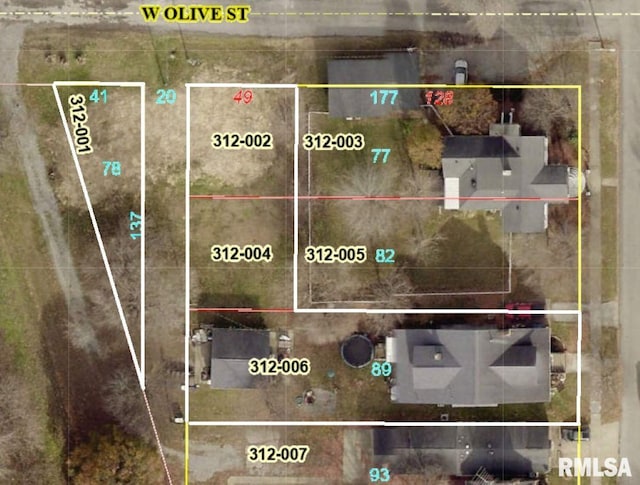 704 S Washington St, Mcleansboro, IL 62859 - aerial overview of property's location