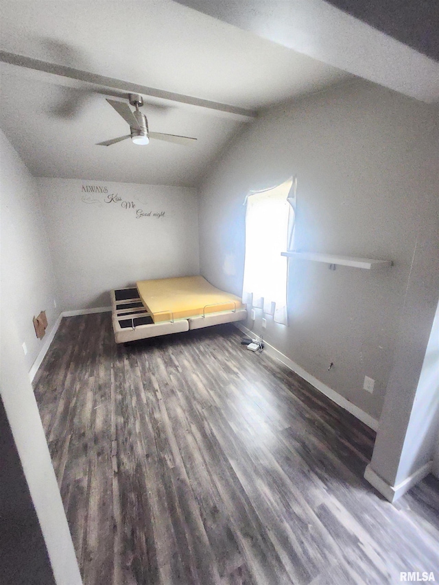 528 N 15th St, Murphysboro, IL 62966 - unfurnished bedroom featuring wood finished floors and baseboards