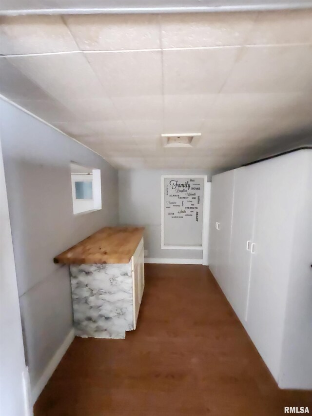 528 N 15th St, Murphysboro, IL 62966 - hall featuring baseboards and wood finished floors