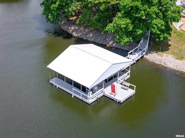 12897 Egypt Shores Dr, Creal Springs, IL 62922 - aerial view of property and surrounding area featuring a nearby body of water