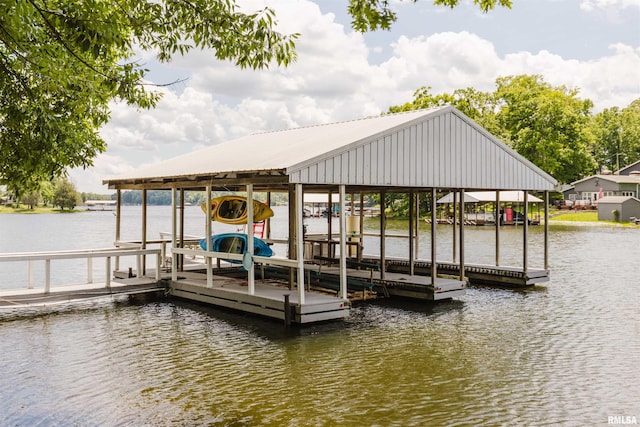 12897 Egypt Shores Dr, Creal Springs, IL 62922 - dock with boat lift and a water view