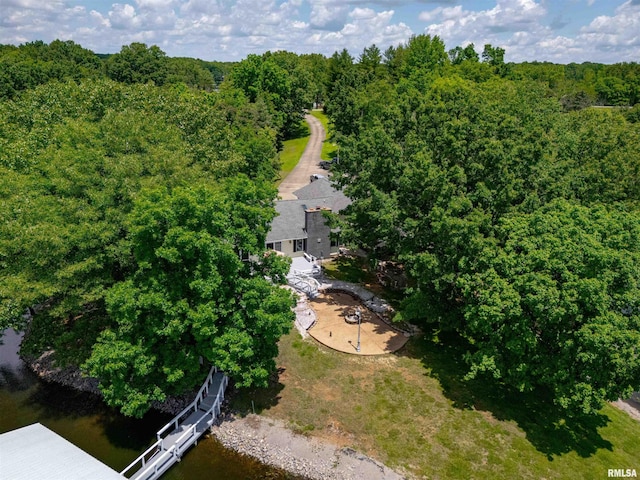 12897 Egypt Shores Dr, Creal Springs, IL 62922 - bird's eye view of a large body of water and a heavily wooded area