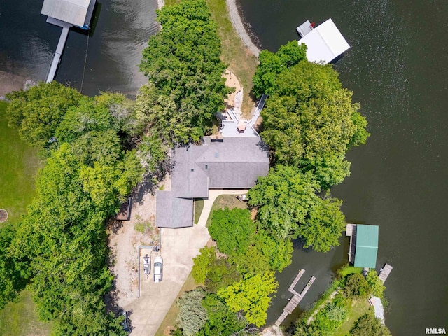 12897 Egypt Shores Dr, Creal Springs, IL 62922 - bird's eye view of a large body of water