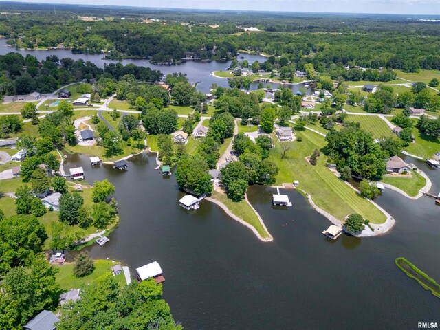 12897 Egypt Shores Dr, Creal Springs, IL 62922 - drone / aerial view of a nearby body of water