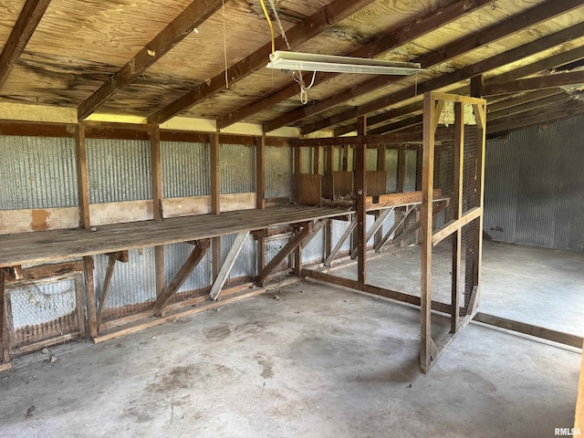 6984 Washington St, Mulkeytown, IL 62865 - miscellaneous room featuring concrete floors