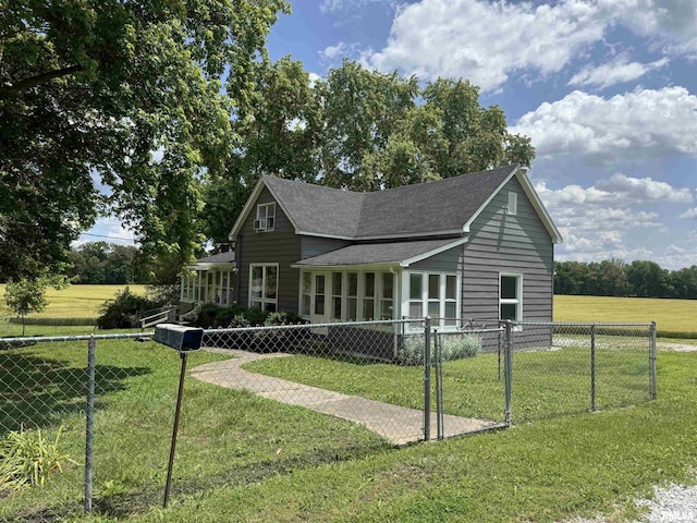 6984 Washington St, Mulkeytown, IL 62865 - view of front facade featuring a shingled roof