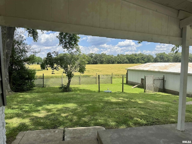 6984 Washington St, Mulkeytown, IL 62865 - view of yard with a view of rural / pastoral area