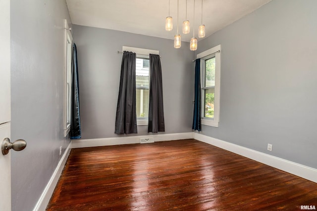 2112 Herbert St, Murphysboro, IL 62966 - unfurnished room with wood finished floors and baseboards