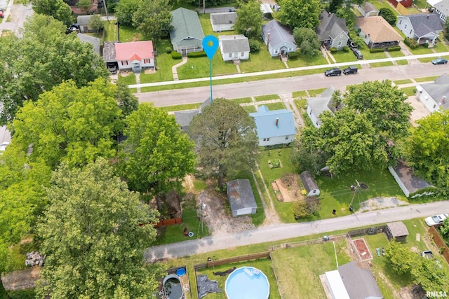 2112 Herbert St, Murphysboro, IL 62966 - aerial view of property and surrounding area with nearby suburban area