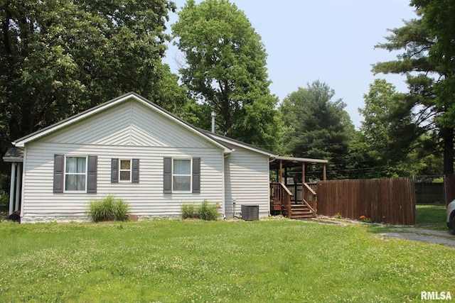 111 Rufus, Mount Vernon, IL 62864 - view of front of home featuring central AC