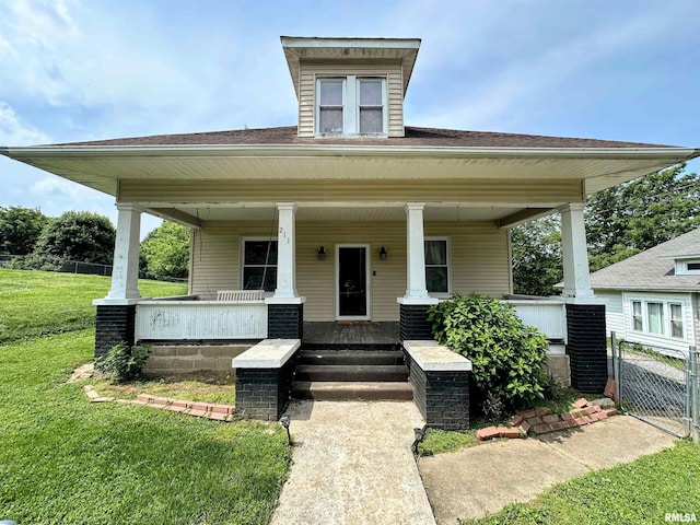 211 E Cross St, Dongola, IL 62926 - view of front of home with a porch