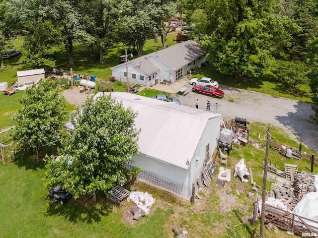 2601 Nielson Crossing Rd, Marion, IL 62959 - aerial view of property and surrounding area featuring a tree filled landscape
