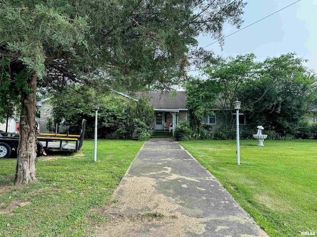 1011 W Goodall St, Marion, IL 62959 - view of property hidden behind natural elements with a front yard