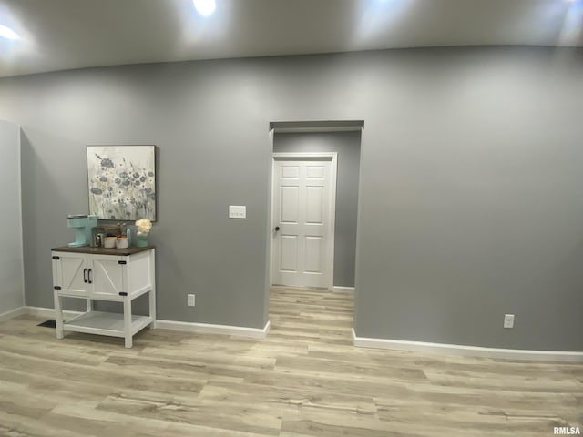 421 N 10th St, Benton, IL 62812 - spare room with light wood-style floors and baseboards