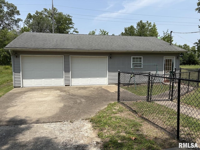1606 W Faust St, Marion, IL 62959 - view of garage