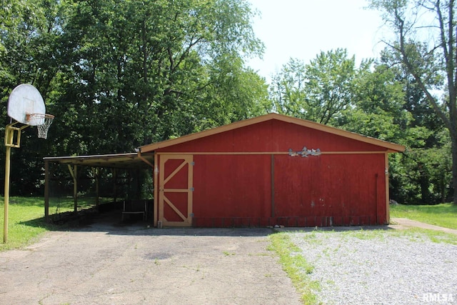 15074 N Mccauley Ln, Mount Vernon, IL 62864 - view of pole building with a carport