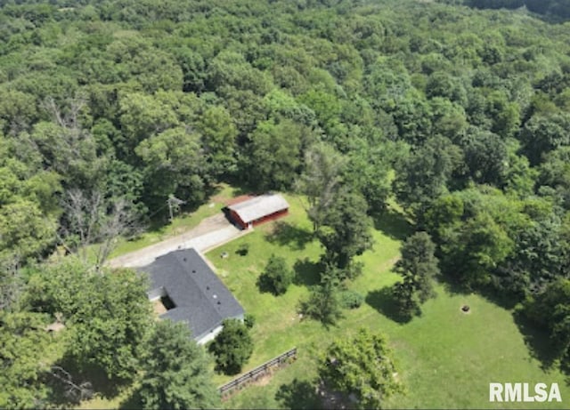 15074 N Mccauley Ln, Mount Vernon, IL 62864 - view of property location with a heavily wooded area