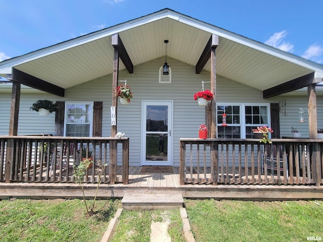 100 Stable Dr, Carterville, IL 62918 - rear view of property with a porch