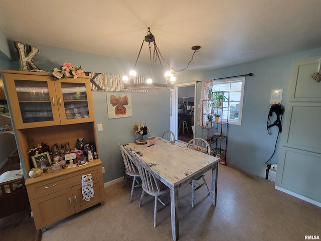 100 Stable Dr, Carterville, IL 62918 - dining space with a chandelier