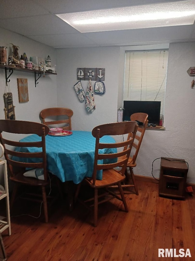 2623 Kk Rd, Waterloo, IL 62298 - dining room featuring hardwood / wood-style flooring